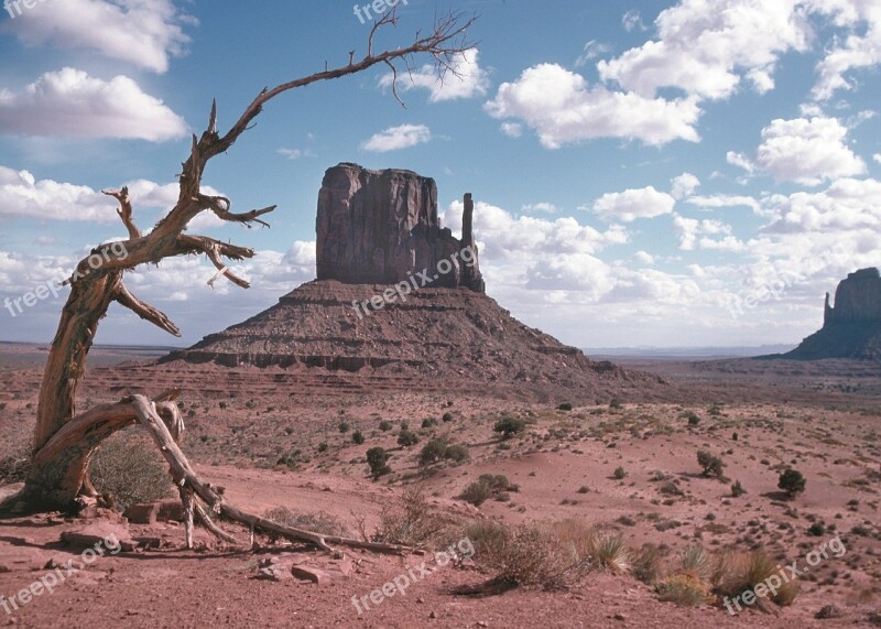 Monument Valley Sandstone Buttes Arizona Desert