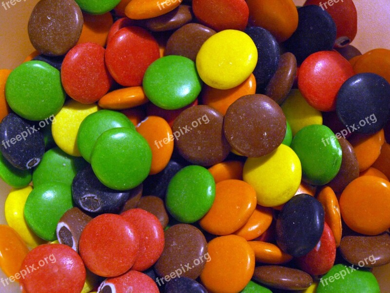 Chocolate Candy Colorful Snack Confection