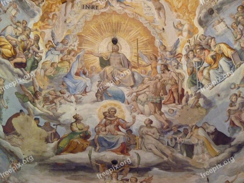 Painting Mural Florence Dome Church