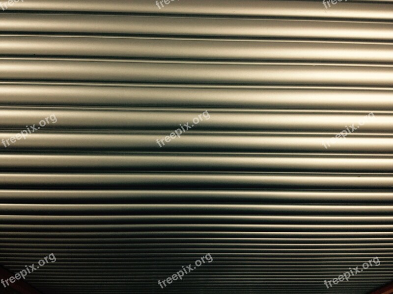 Shutters Silver Steel Stripes Structure