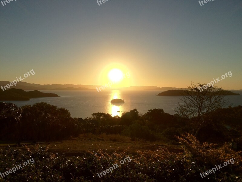 Hamilton Iceland Australia Sun Set Free Photos