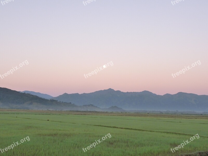 Landscape Dawning Nature Wallpaper Dominican Republic