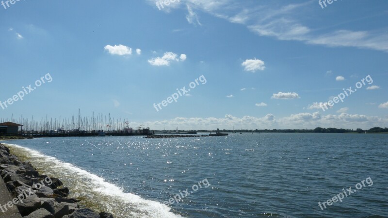 Maasholm Schlei Water Germany Mecklenburg