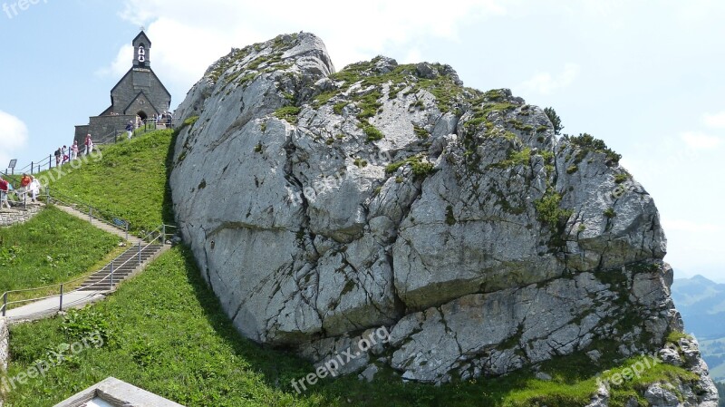 Wendelstein Mountains Sunshine Landscape View