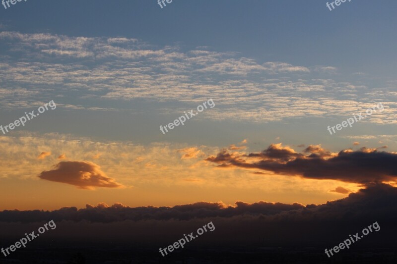 Sunset Cloud Formation Clouds Mood Sky