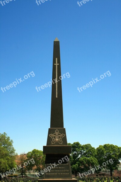 Memorial Needle Cemetery Military Thaba Thswane