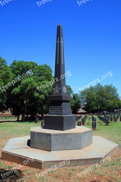 Memorial Needle Cemetery Military Thaba Thswane