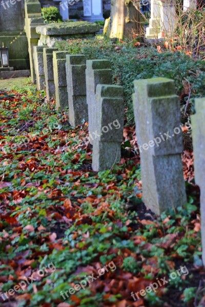 Cemetery Cross Grave Stones Death Mourning