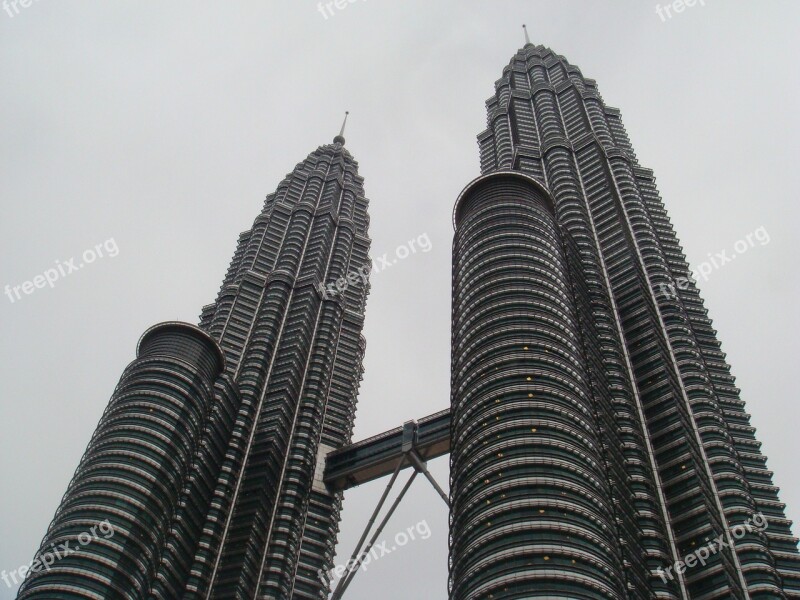 Twin Towers Kuala Lumpur Malaysia Building Asia