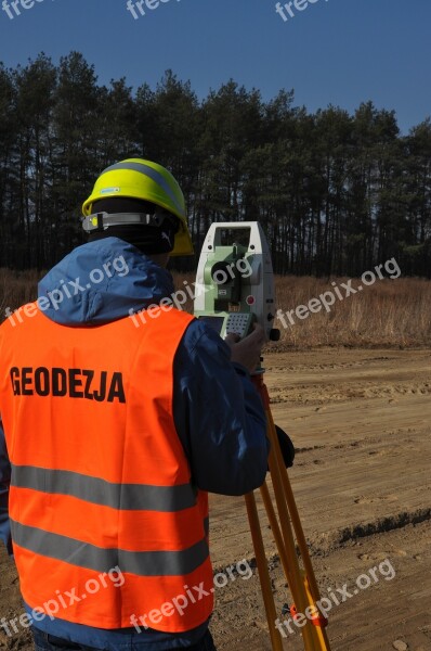 Surveyor Geodesy Total Station Free Photos