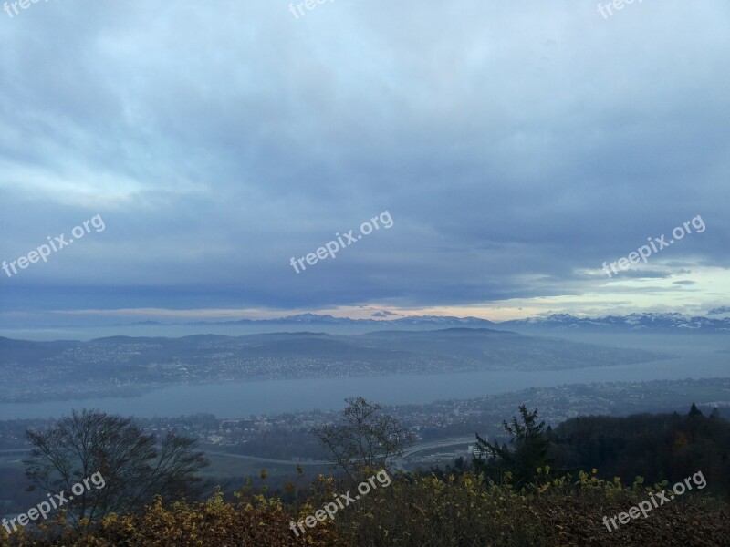 Zurich Lake Uetliberg Rest Water