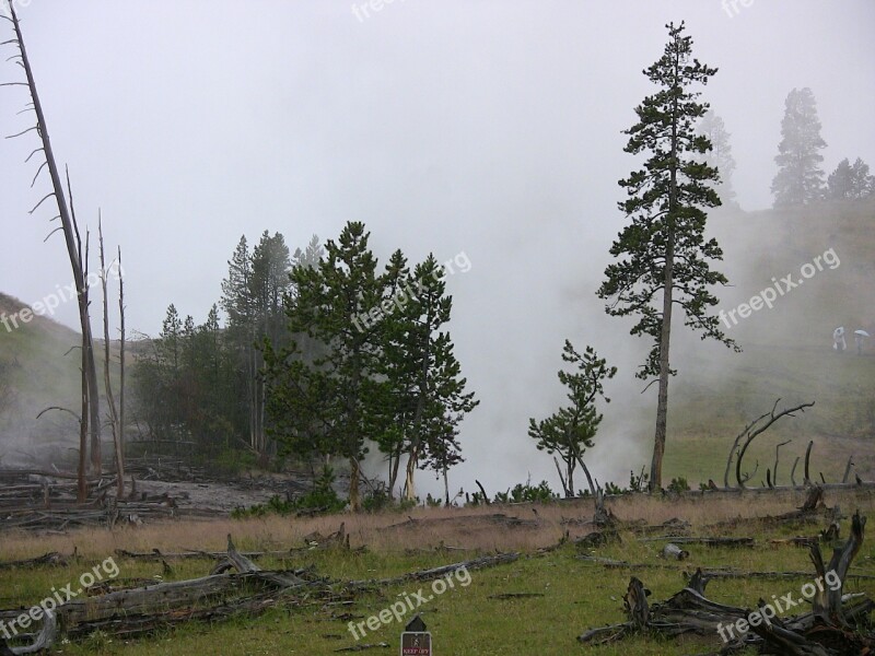 Yellowstone National Park Wyoming Montana Nature Geyser