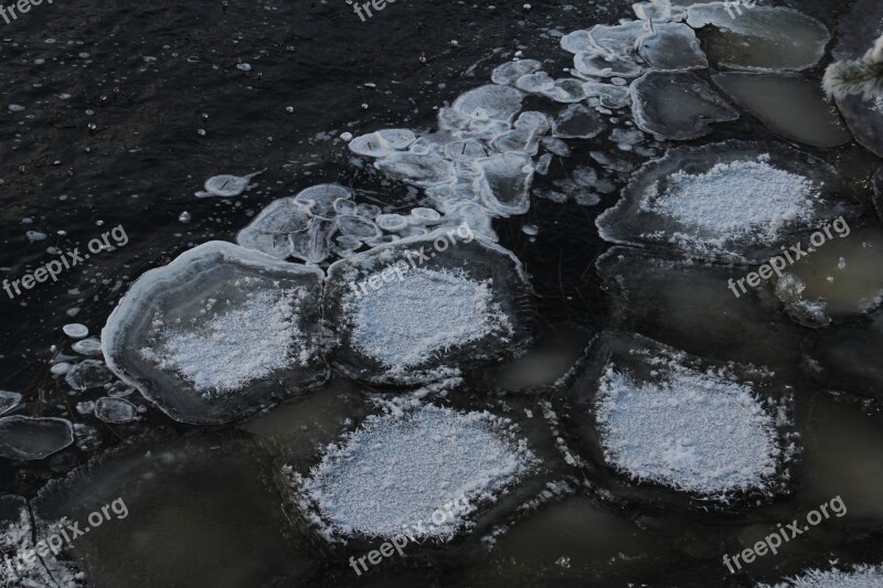 Ice Water Power Snow Rapids