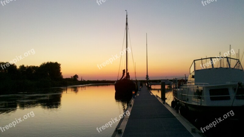 Marina Sunset Sailing Ports Yachting