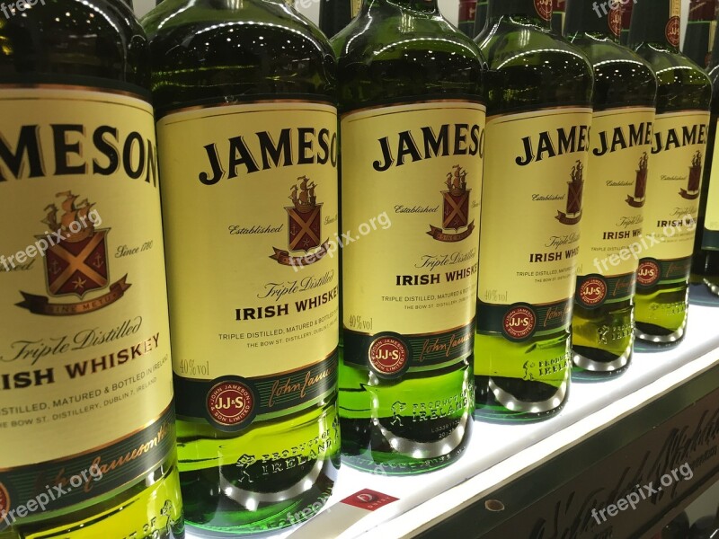 Jameson Drink Liquor Bottle Bar