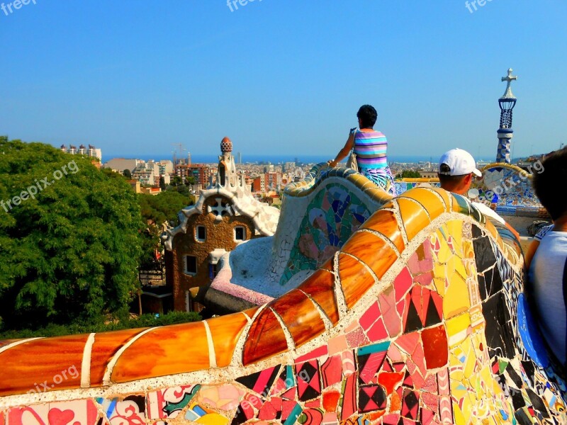 Barcelona Trip Spain Gaudi Park Guell