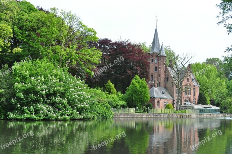 Brussels Castle River House Palace