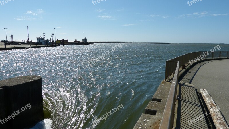 North Beach Sea Lock Flow Mecklenburg