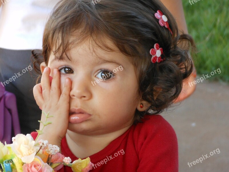 Baby Child Girl Child Playing Female