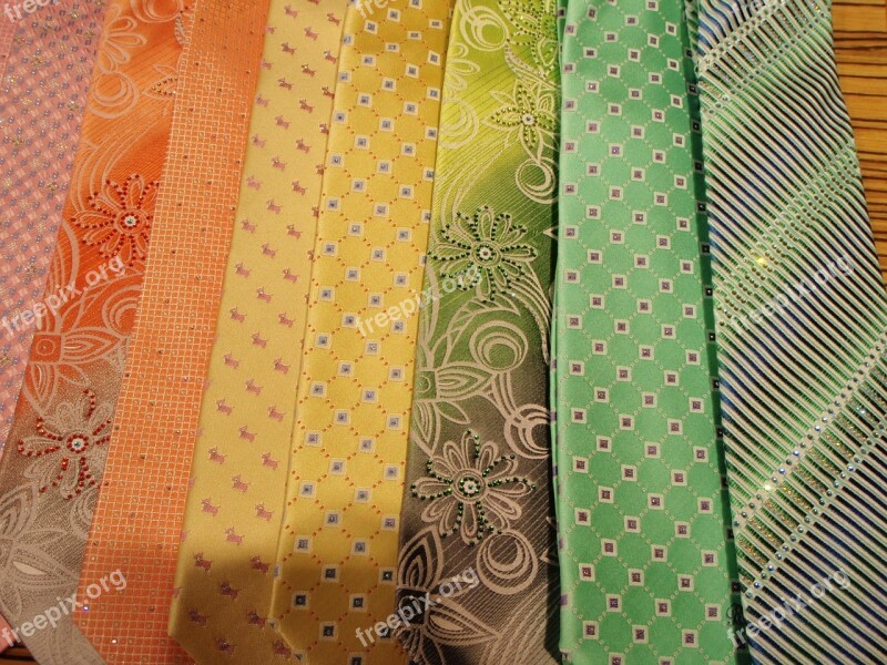 Ties Clothing Men Colors Male