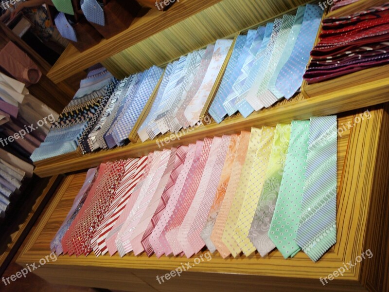 Ties Clothing Men Colors Male