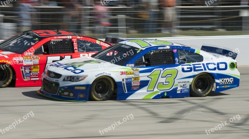 Auto Racing Nascar Car Sport Racing