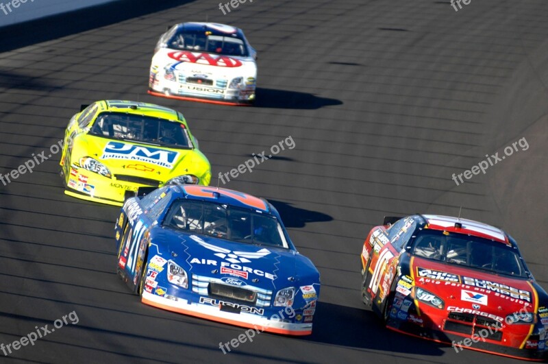 Auto Racing Nascar Car Sport Racing