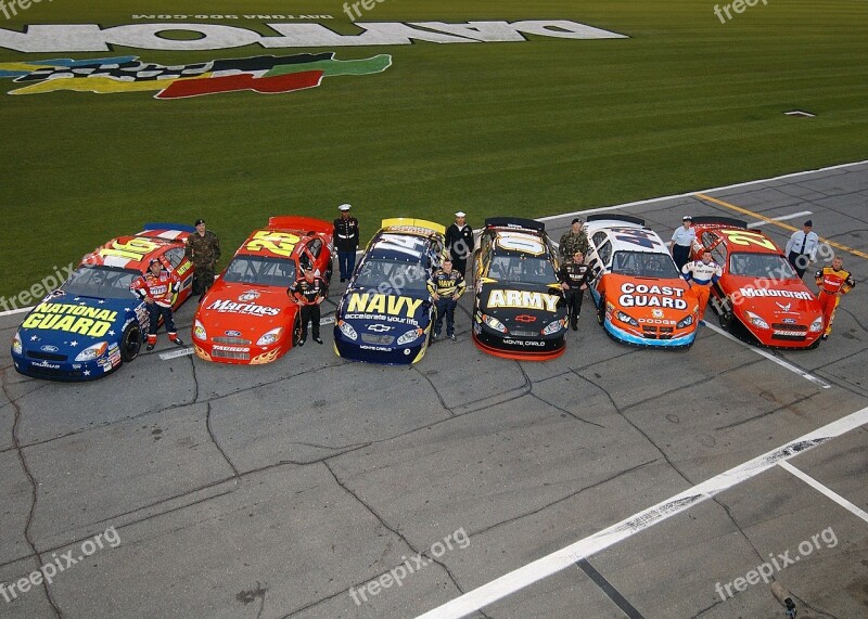 Auto Racing Nascar Car Sport Racing