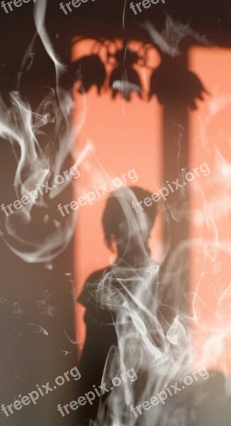 Smoke Shadow Cigarette Smoke Free Photos