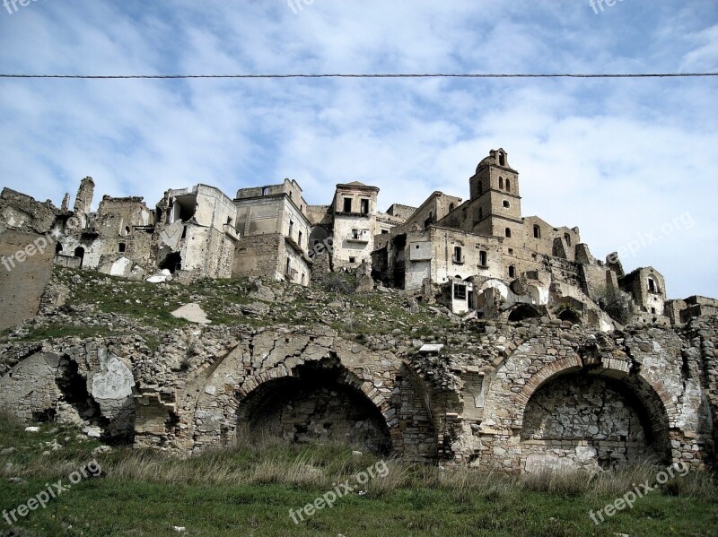 Craco Italy Homeless Lost Earthquake