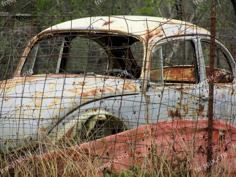 Car Old Rusty Vintage Transportation