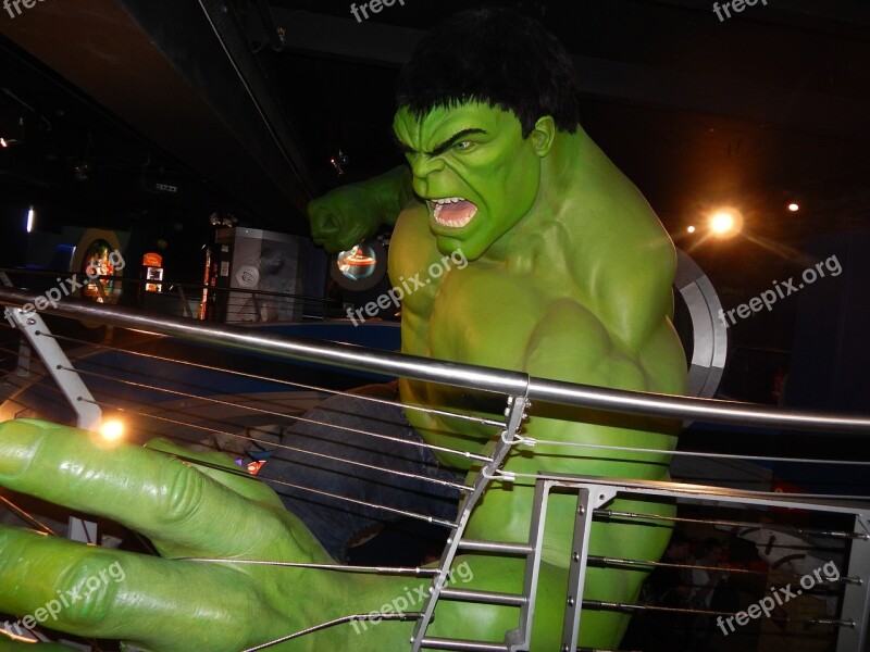 Hulk Statue Wax Museum England