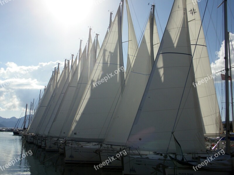 Sailing Boats Yacht Boating Sea Sail