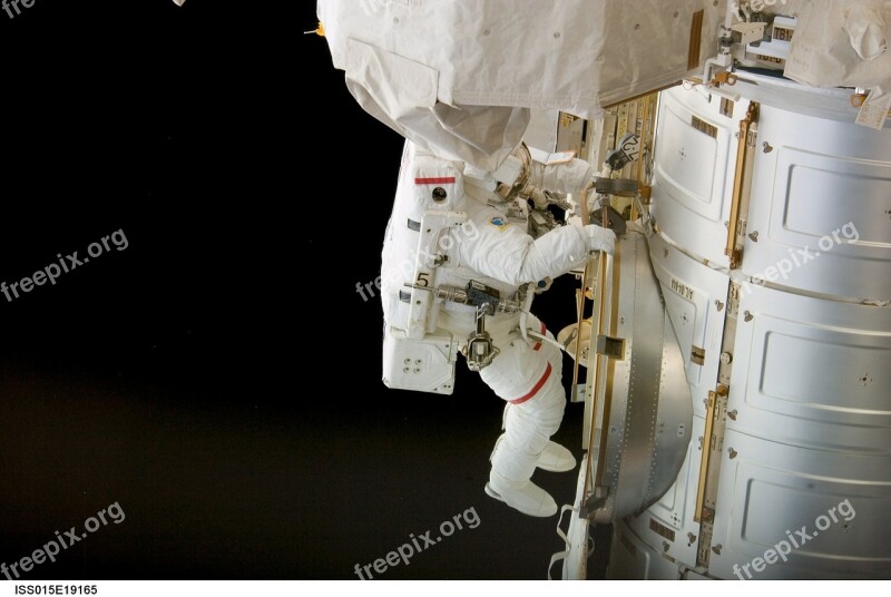 Astronaut Spacewalk Iss Tools Suit