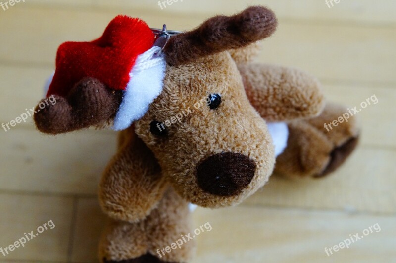 Moose Reindeer Christmas Mascot Soft Toy