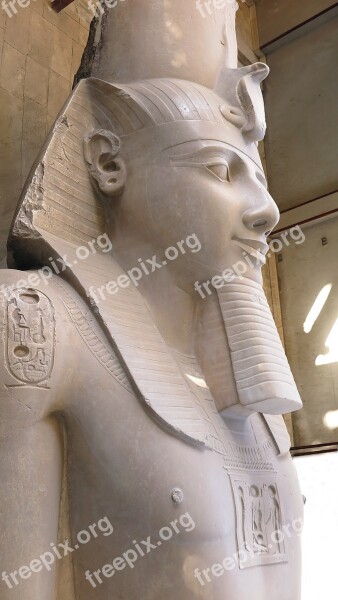 Memphis Egypt Ramses Ii Pharaoh Statue