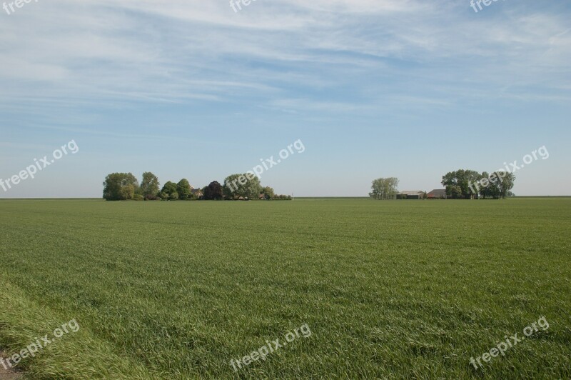 Groningen Field Wide Fields Free Photos