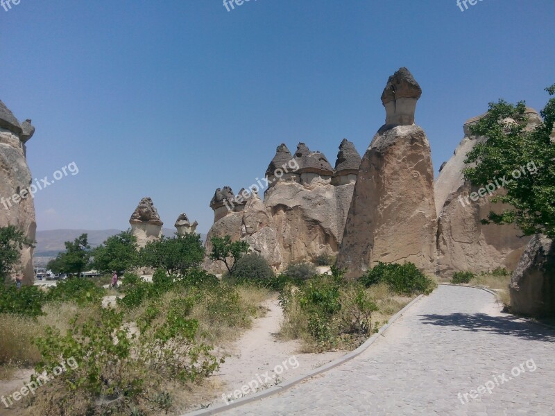 Cappadocia Turkey Rock Erosion Goreme