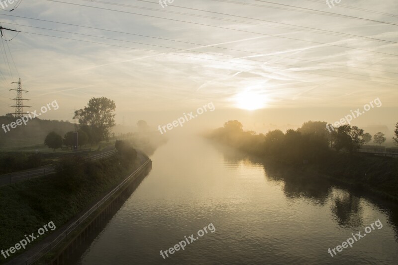 Channel Sun Water Mood Atmosphere