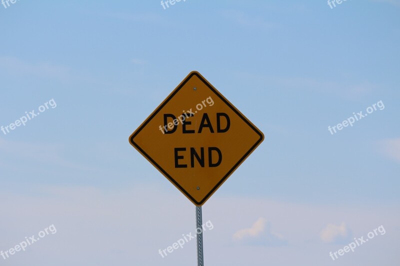 Dead End Sign Symbol Social Banner