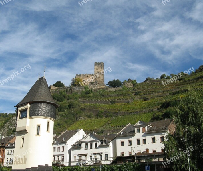 Vineyards Middle Rhine Landscape Germany Free Photos