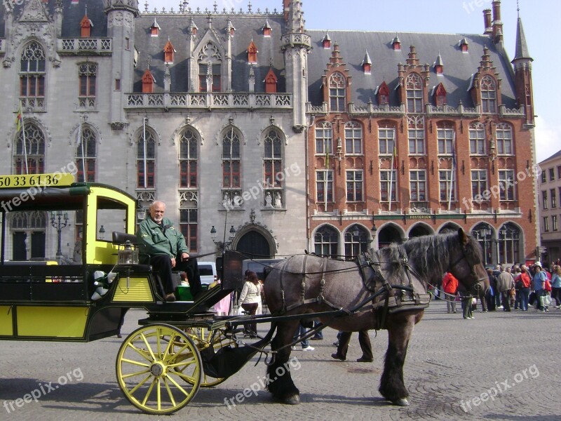 Bruges Horse Cart Grandfather Horse Cart