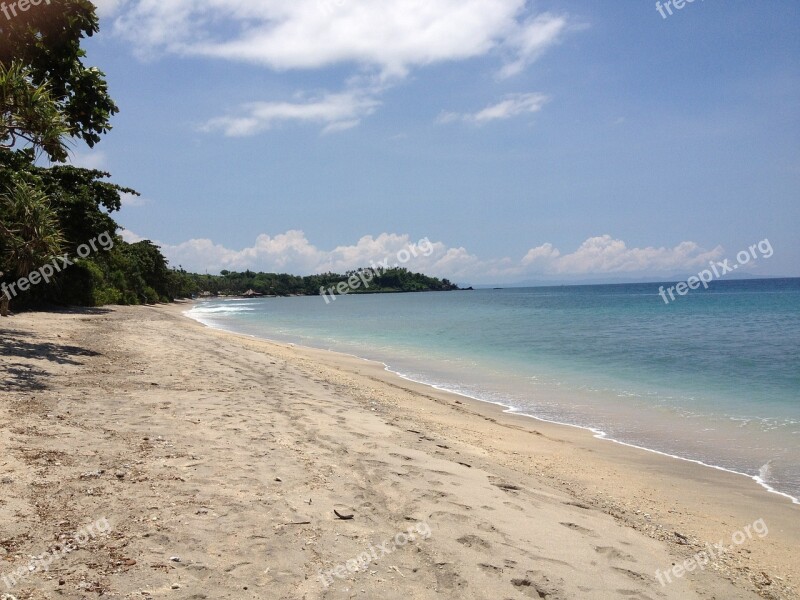 Beach Summer Nature Landscape Lombok