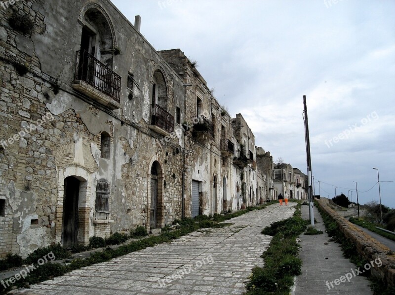 Craco Village Earthquakes Lost Earthquake Impact Emergency