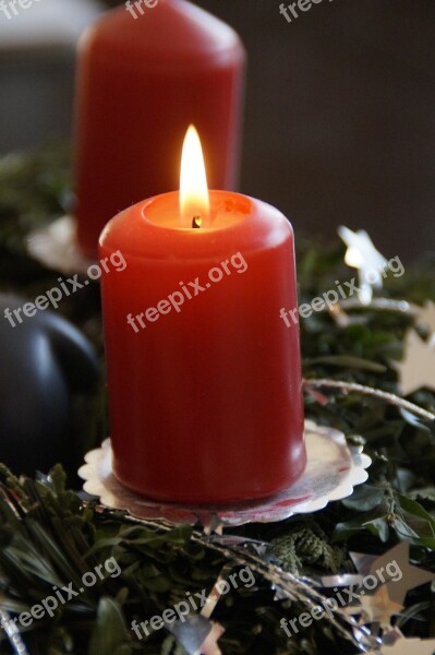 Advent Wreath Candle Advent Decoration December