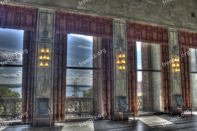 Town Hall Oslo Norway Port Hdr