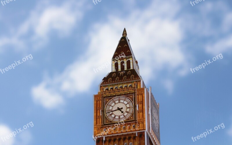 Big Ben 3d Puzzle London Free Photos