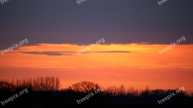 Sunset Cloud Sky Himmel Free Photos