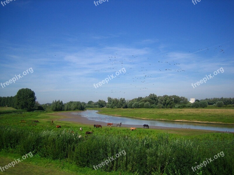 Holland River Landscape Idyll Free Photos