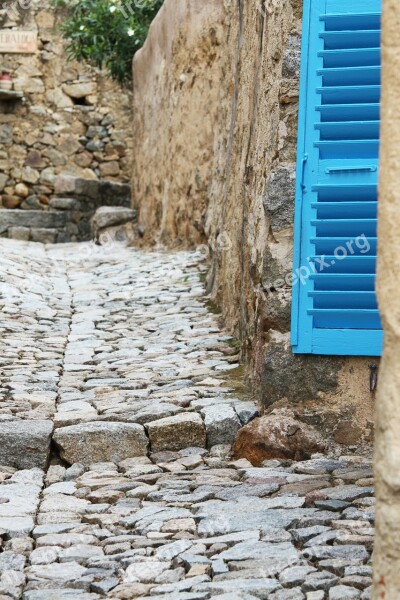 Pane Corsican Blue Landscape Summer